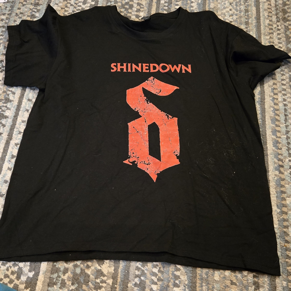 Shinedown Black And Red Graphic T Shirt In A Mens Size XL. NWOT